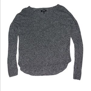 Express Grey Lightweight Sweater